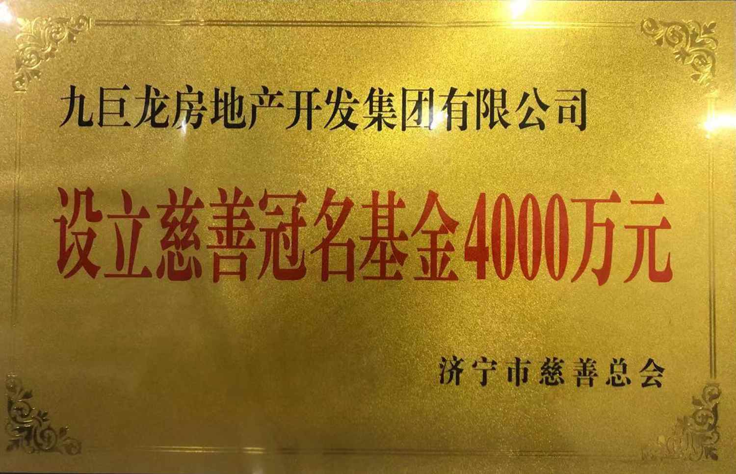 慈善冠名4000万